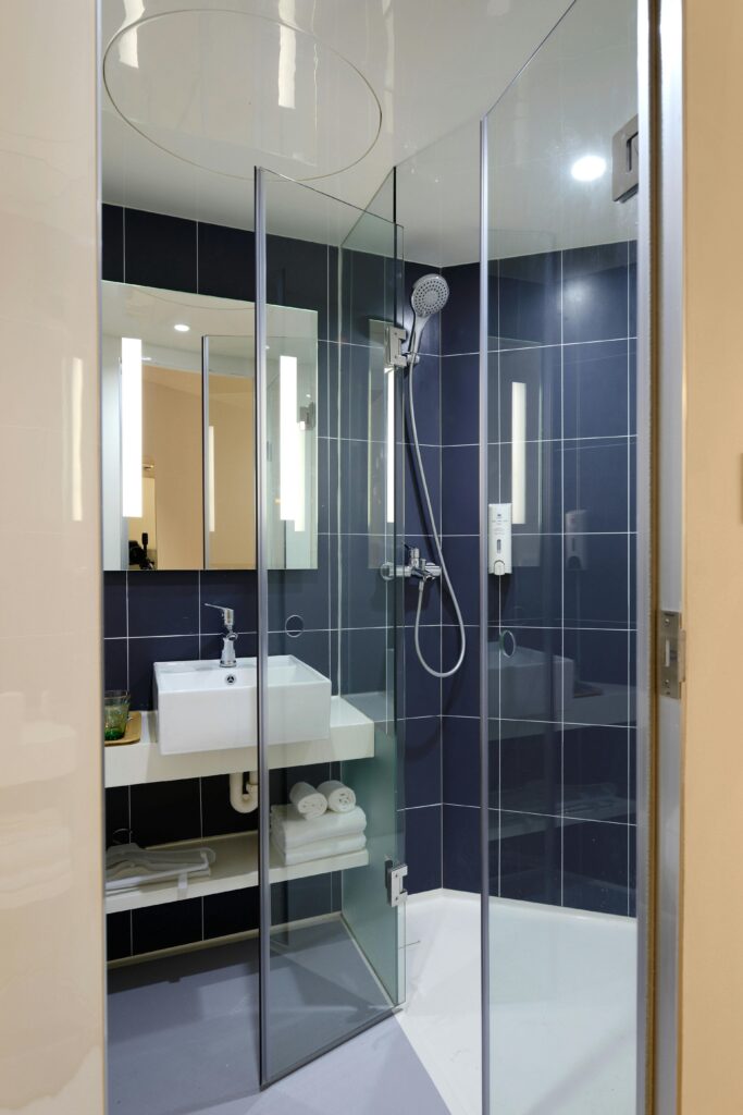 renovated bathroom in Oakville, Ontario